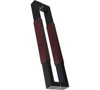 CIRCIR Heavy Duty Double Sided Sliding Door Handle,Stainless Steel Wood Pull Handle for Interior Exterior, 1.4/2/2.6 Ft(Red,80cm/31in)
