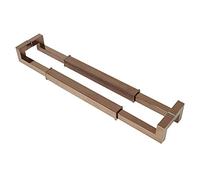 CIRCIR Heavy Duty Gate Handles Door Handles,Barn Door Handles and Pulls, Brushed Finish, Easy Install for Glass/Wooden Sliding Barn Door(Rose Gold,80cm/31.5in)