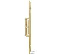 CIRCIR Solid Aluminum Modern Barn Door Handles for Office/Hotel Front Doors,Interior Exterior Door Pull Push Handle -16/24/32/40/48inch,Double Side Mounted(Bronze,80cm/31.5in)