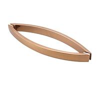 CIRCIR Two Sided Barn Entry Office Cabinet Pull,Door Pull Stainless Steel Door Push Handle, Light Weight Metal Door Pocket Doors Knob, Mounted Back to Back(Rose Gold,32cm/13inch)