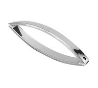 CIRCIR Two Sided Barn Entry Office Cabinet Pull,Door Pull Stainless Steel Door Push Handle, Light Weight Metal Door Pocket Doors Knob, Mounted Back to Back(Silver,32cm/13inch)