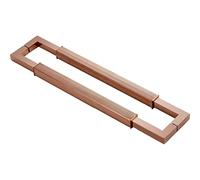 CIRCIR Two Sided Sliding Barn Door Shower Doors Handles,Door Pull Interior/Exterior Push Pull Door Handle, Home Office Kitchen Bathroom WC Door Konbs with Screws(Rose Gold,120cm/47inch)