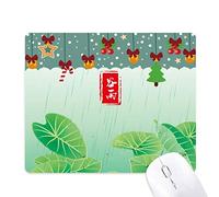 circlar pluie vingt - quatre grains à solaire tapis de souris en jeu - office mat noël