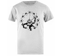Circle Army of The 12 Monkeys T-Shirt Homme Basic Coton Gris