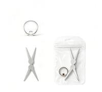 Circle Cat Eye Magnet Ring Magnet for Nails with Wide Beam & French Tip Strong Cat Eyes Tool Hollow Portable Round Magnetic Device for Home DIY Manicure Beginners (Small)