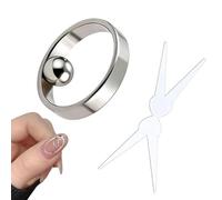 Circle Cat Eye Magnet, Y & Rin-Gmagnet(Wide Beam,French), Portable Cat Eye Gel Nail Polish Magnet for Nail Art Diy Home, Salon, Studio (Circle)
