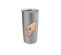 Circle Game Funny Gotcha Hand Meme t'a fait ressembler Gobelet isotherme en acier inoxydable double paroi
