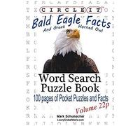 Circle It, Bald Eagle And Great Horned Owl Facts, Pocket Size, Word Search, Puzzle Book