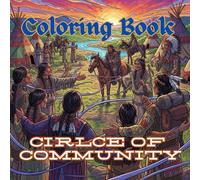 Circle of Community: Intricate Coloring Pages Inspired by Native American Traditions & Togetherness