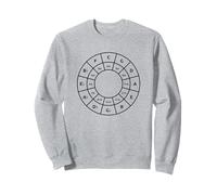 Circle of Fifths - Black Music Theory - Graphique pour Musiciens Sweatshirt