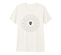 Circle of Fifths - Black Music Theory - Graphique pour Musiciens T-Shirt Haut de Gamme