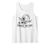 Circle of Life Funny Fish Sushi Humour Meme Débardeur