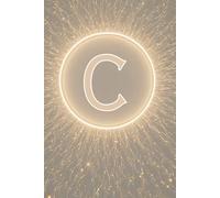 Circle of Light C Monogram Initial Journal