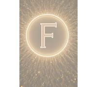 Circle of Light F Monogram Initial Journal
