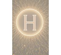Circle of Light H Monogram Initial Journal