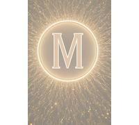 Circle of Light M Monogram Initial Journal
