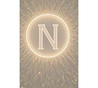 Circle of Light N Monogram Initial Journal