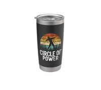 Circle of Power Shot Put Gobelet isotherme en acier inoxydable double paroi