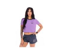 Circle - Tee-shirt de trail running - Smooth Operator Crop Top Purple Rain pour Femme - Taille XS - Violet Violet XS
