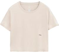 Circle - T-shirt court de trail/running - Smooth Operator Crop-Top W Sand pour Femme - Taille L - Beige Beige L