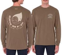 Circle - T-shirt de trail running respirant et léger - Feel Good CAF LS T-Shirt 2.0 Clay - Taille S - Marron Marron S