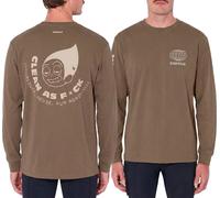 Circle - T-shirt de trail running respirant et léger - Feel Good CAF LS T-Shirt 2.0 Clay - Taille XL - Marron Marron XL