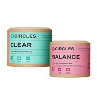 Circles CLEAR + BALANCE Complément Femme - Équilibre Hormonal & Peau Nette | Zinc, Gattilier, Bardane, Magnésium, Vitamine B6 | SPM, Acné Hormonale | 120 Gélules Vegan