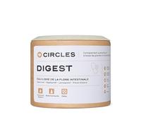 Circles DIGEST - Probiotic Intestinal Flora, Microbiota Balance & Digestion - Bacillus coagulans + DigeZyme Enzymes - 60 Vegetable Capsules - 1 Month - Made in France