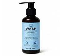 CIRCLES WASH - Gel Intime Femme Apaisant pH Équilibré (200 ml) | Sécheresse, Irritations & Flore Vaginale | 99% Naturel | Testé Gynécologiquement | Fabriqué en France
