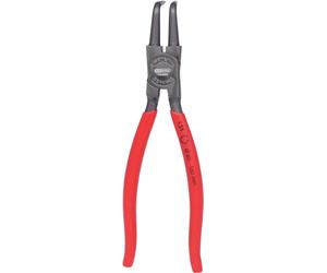 Circlip pliers for internal circlips, angled, 40-100 mm, on hang tag