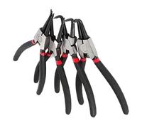 Circlip Removal Tool, Internal Ring Plier, Straight Jaw Pliers, Heavy Duty Bent Tips, Multifunctional Spring Loaded Tools for Garage, Workshop, Box, Repair, Home Projects, 9.84x6.3x1.18 Inches