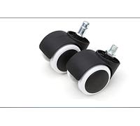 Circlip Type Screw Thread Chair Casters Office Chair Swivel Pulley Roller Strong and Durable PU Mute Furniture Caster 5Pcs Casters