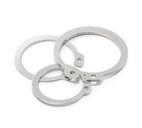 Circlips externes, anneaux de retenue, 3 pièces en acier inoxydable 304, clips de retenue for arbre, 75-115 mm, for roulements, engrenages et fixations de machines(105mm)