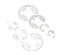 Circlips externes, anneaux de retenue à pression, ensemble d'anneaux de retenue à clip E en acier inoxydable 304, plusieurs tailles, paquet de 290