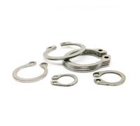 Circlips externes, Anneaux de retenue externes, multicolores, M3 à M40(Silver,M35)
