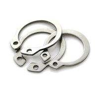 Circlips externes de Type C for Arbre, circlips en Acier Inoxydable 304, rondelles Blocage à Ressort GB894(M22 20PCS)