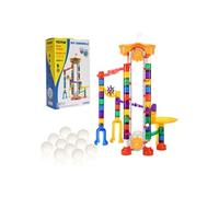 VEVOR Circuit à Billes, 153 PCS, avec Ascenseur motorisé, Jeu de Construction de Labyrinthe de Billes, avec 30 Billes en Plastique, Jouet intellectuel éducatif STEM, pour Enfants de 3 Ans et Plus
