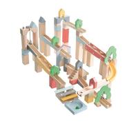 Roba Circuit de billes en bois – 60 pièces, toboggan à effets sonores, 11 billes, dès 3 ans