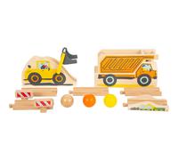 Circuit à boules chantier en bois