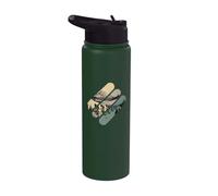 CIRCUIT À VÉLO DE ROUTE DANS LES MONTAGNES ET LES VALLÉES Stainless Steel Insulated Water Bottle