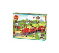 Train vapeur - Ecoiffier - Circuit de train avec locomotive et wagons