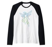 Circuit Angel Digital Wings Tech Halo Streetwear Futuriste Manche Raglan