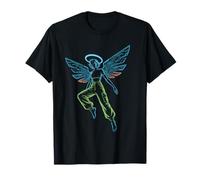 Circuit Angel Digital Wings Tech Halo Streetwear Futuriste T-Shirt