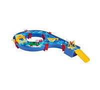 Aquaplay - Set circuit d'eau AmphieSet Train - 1 véhicule, 1 figurine - Bleu