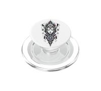Circuit Art de la prêtresse Techno Occulte Cyber Mystic Moon PopSockets PopGrip pour MagSafe