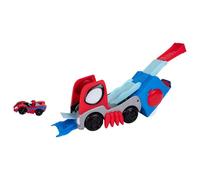 Circuit Camion Transformable Spidey et Ses Amis extraordinaires de Marvel - Véhicule de 23 cm et Piste avec Amazing Metal Exclusif