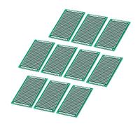 Circuit Circuit Board Polyvalent - Prototype PCB Double-PCB 10 Pièces 4 X 6 Cm Plaque en étain avec Pas de 2,54 Mm de Trous adapté à la Soudure à Points