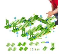 Circuit Course Voitures pour Piste Flexible Puzzle Interactive DIY avec