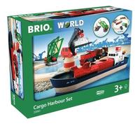 Circuit d'activités portuaires en bois BRIO - Coffret complet 16 pièces - Ravensburger - Dès 3 ans