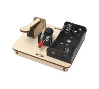 Circuit de base pour la découverte 'électricité | Kit de modèle de télégraphe électrique Kit d'expériences scientifiques, kits de circuits éducatifs Kits d'apprentissage STEM de physique pour